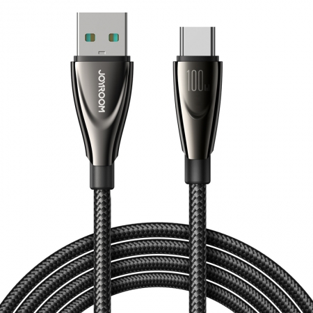 JOYROOM 100W 1.2M Type-C Port Pioneer Series Fast Charging Data Cable Black