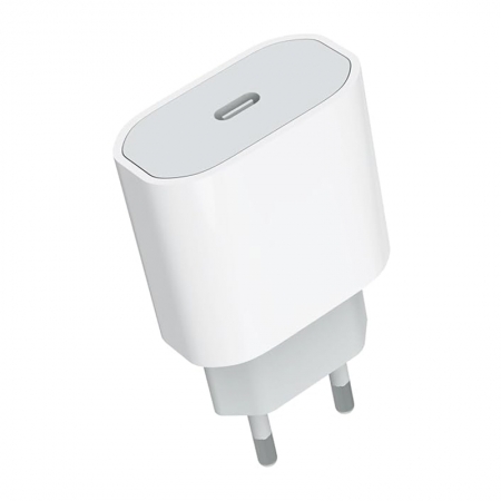 35W Type-C PD Charger for iPhone 13-16 Series White without Logo EU Plug OEM