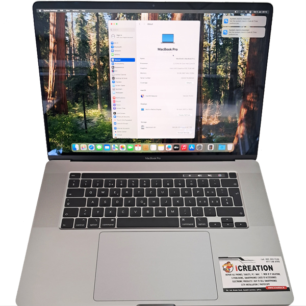 Apple MacBook Pro 16", Core i9 2.3GHz, 16GB RAM, 1TB SSD Space Gray