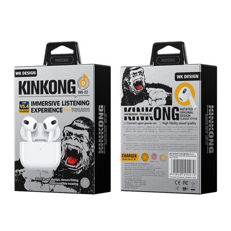 WEKOME WS-22 KingKong Series Gen 4 TWS Wireless Earbuds Bluetooth Earphone - Image 2